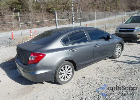 2012 Honda Civic Ex z USA, uszkodzony, nr VIN 2HGFB2F84CH522077